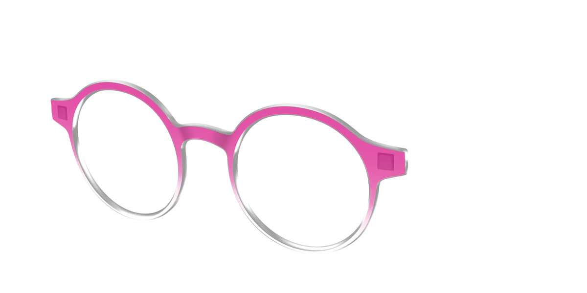 The Magenta Gradient Crystal