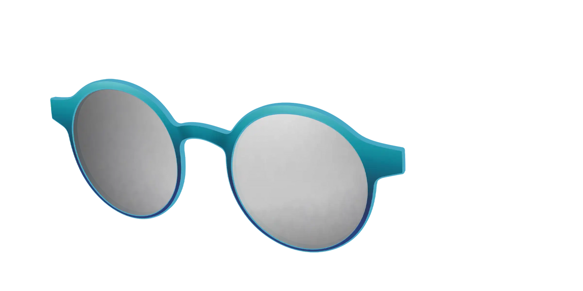 The Polarized Ocean Blue Sun Top