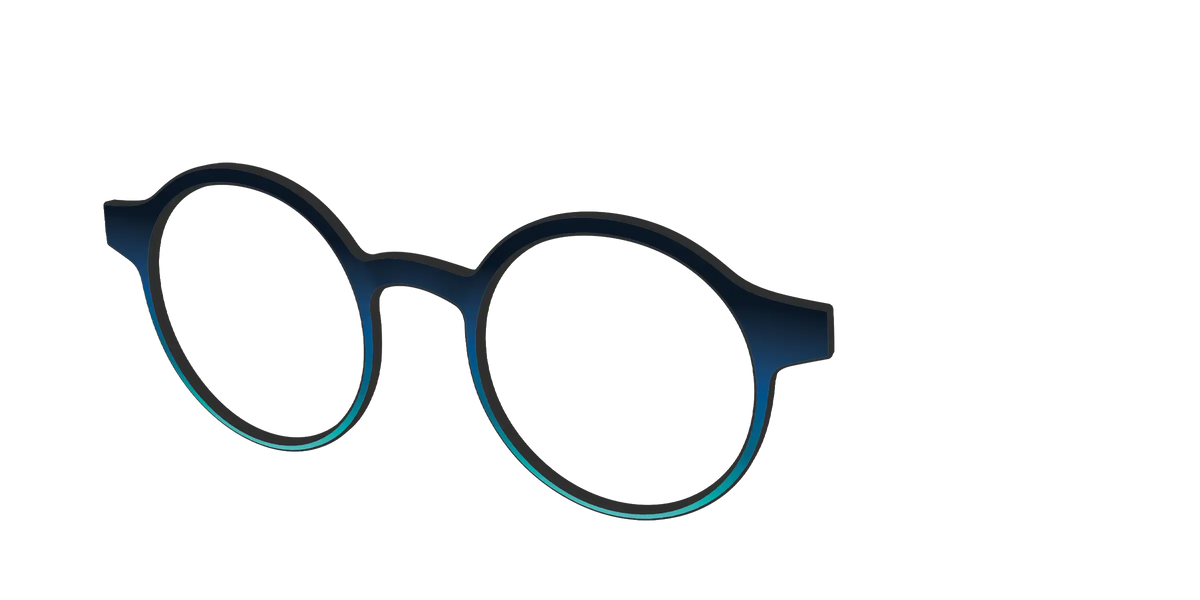 The Royal Blue to Seafoam Gradient