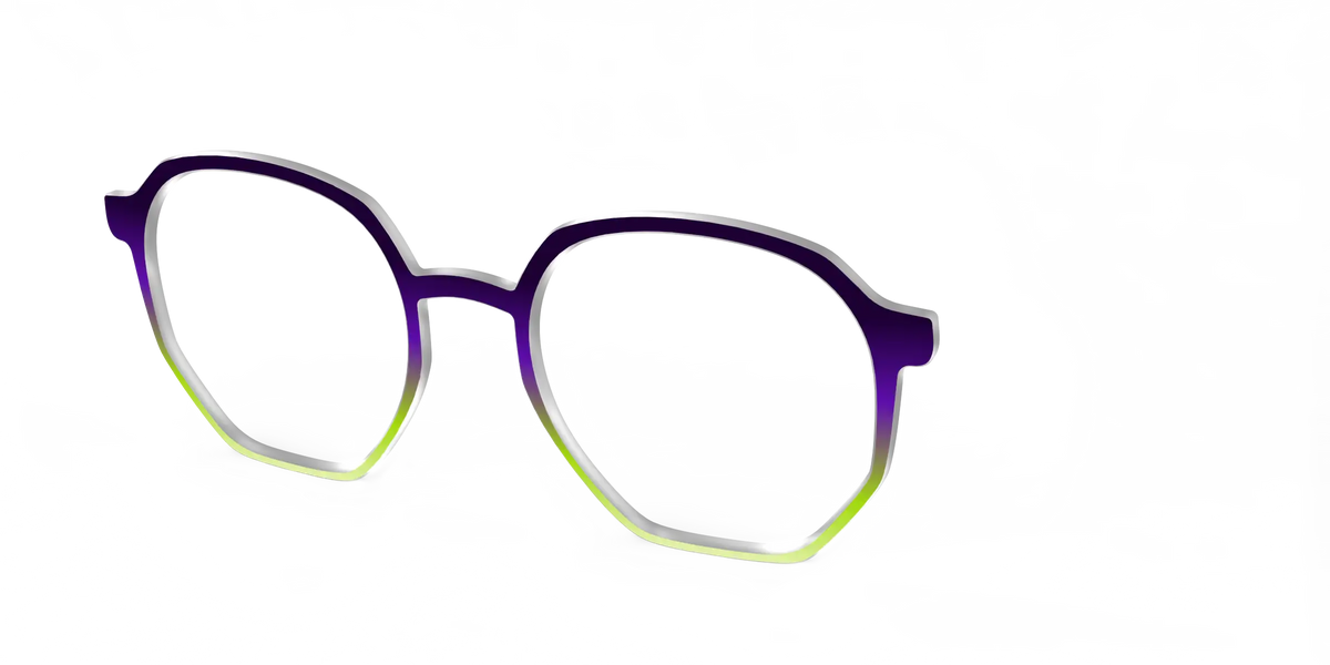 The Midnight to Electric Lime Gradient