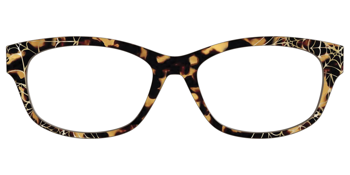 The Haunted Tortoise with Gold Foil Webs