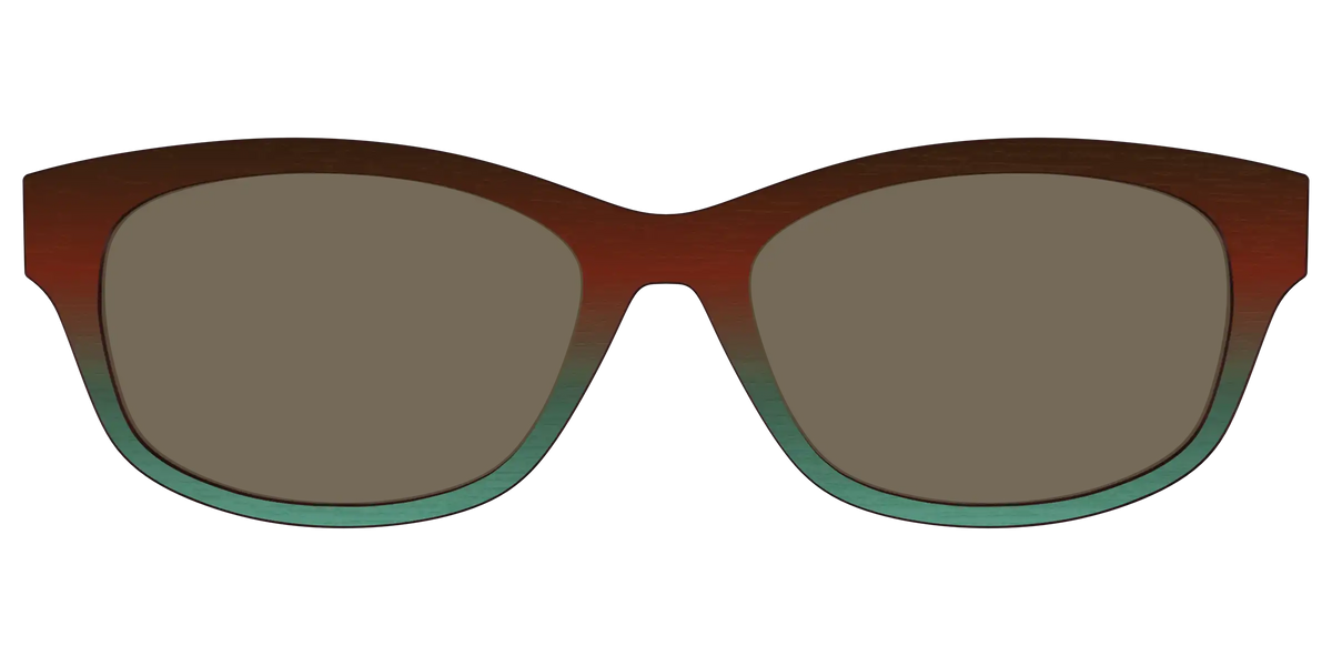 The Polarized Mahogany to Juniper Woodgrain Sun Top