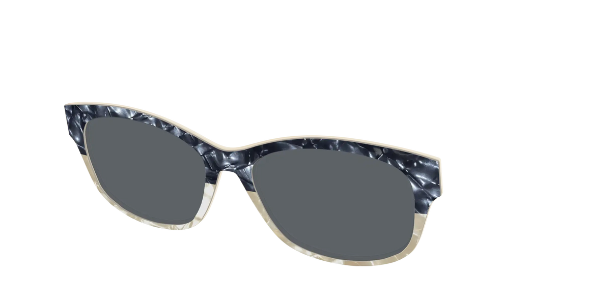 The Polarized Navy to Taupe Pearl Split Sun Top