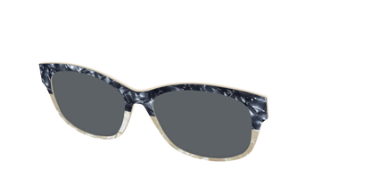 The Polarized Navy to Taupe Pearl Split Sun Top