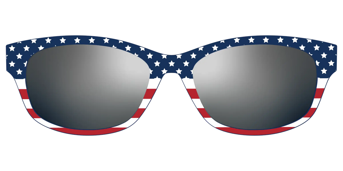 The Polarized Stars & Stripes Sun Top