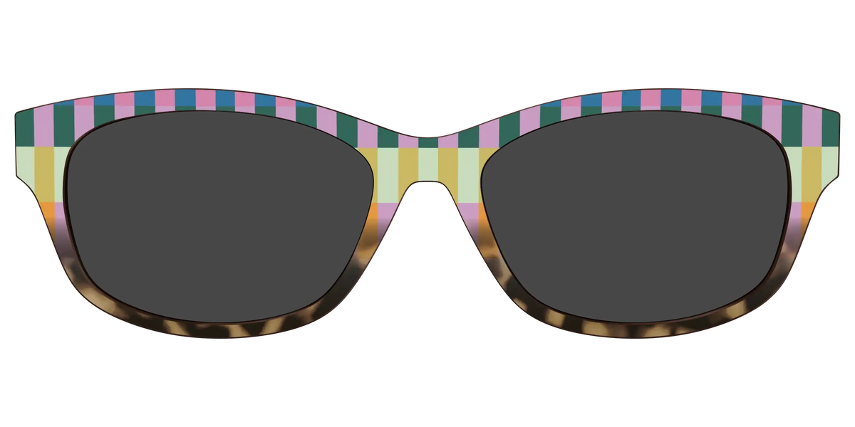 The Polarized Summer Stripes Tortoise Sun Top