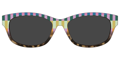 The Polarized Summer Stripes Tortoise Sun Top