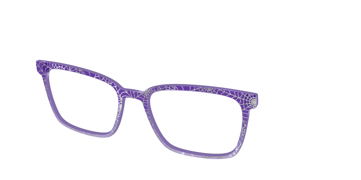 The Holographic Purple Webbed Crystal