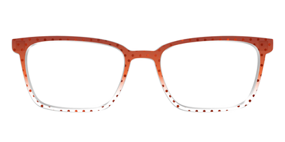 The Inferno Orange Gradient Crystal Polka Dots