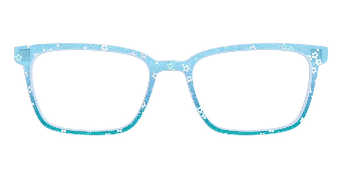 The Sky Blue Crystal with Daisy Glitter