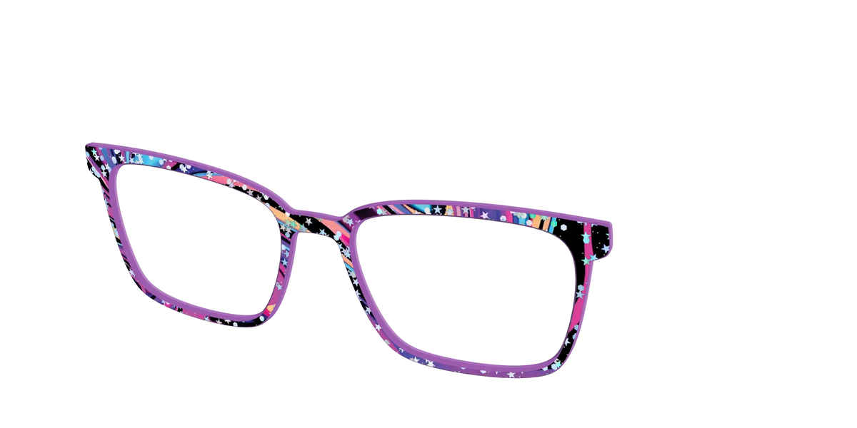 The Vaporwave Marble with Star Glitter