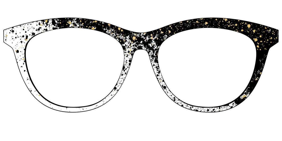 The Black & White Splatter