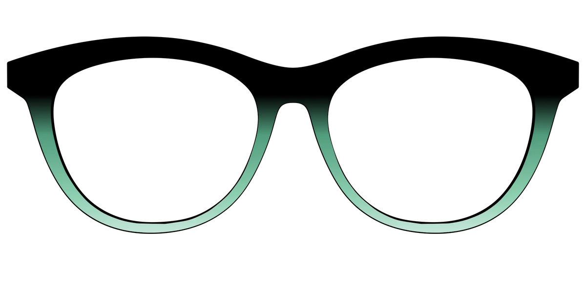 The Black to Spearmint Gradient