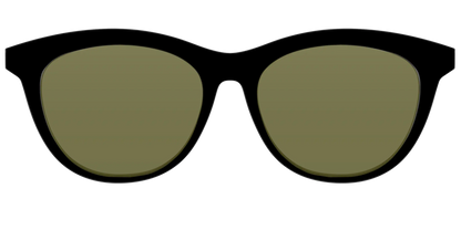 The Black with Green Racquet Sport lens