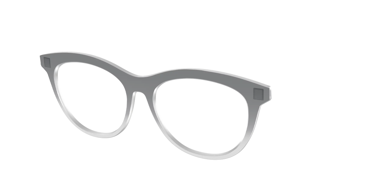 The Charcoal to Light Gray Gradient Crystal