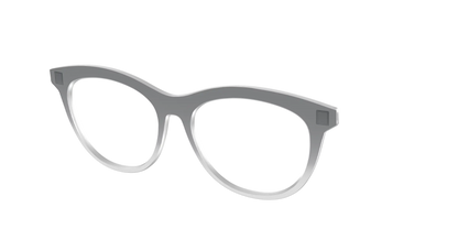 The Charcoal to Light Gray Gradient Crystal