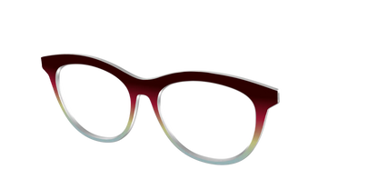 The Cherry to Frosted Mint Gradient