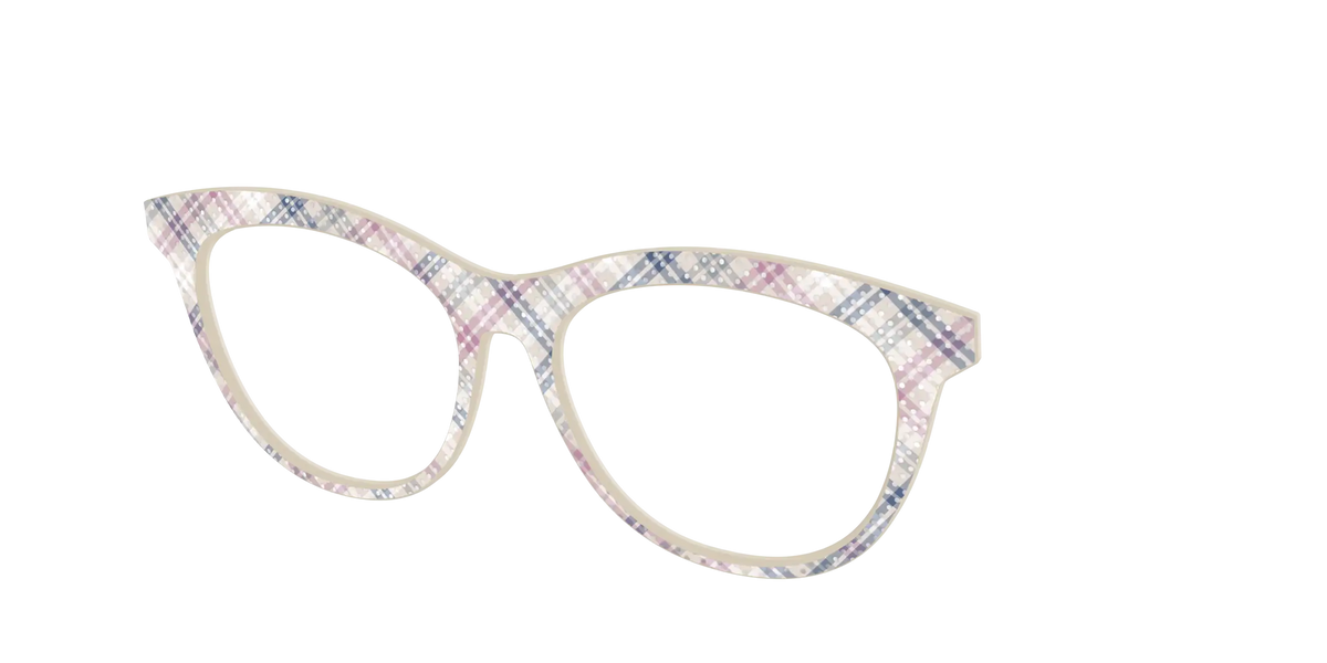 The Chiffon Plaid with Silver Foil Polka Dots