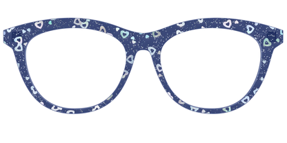 The Denim Heart Glitter Crystal