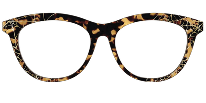 The Haunted Tortoise with Gold Foil Webs