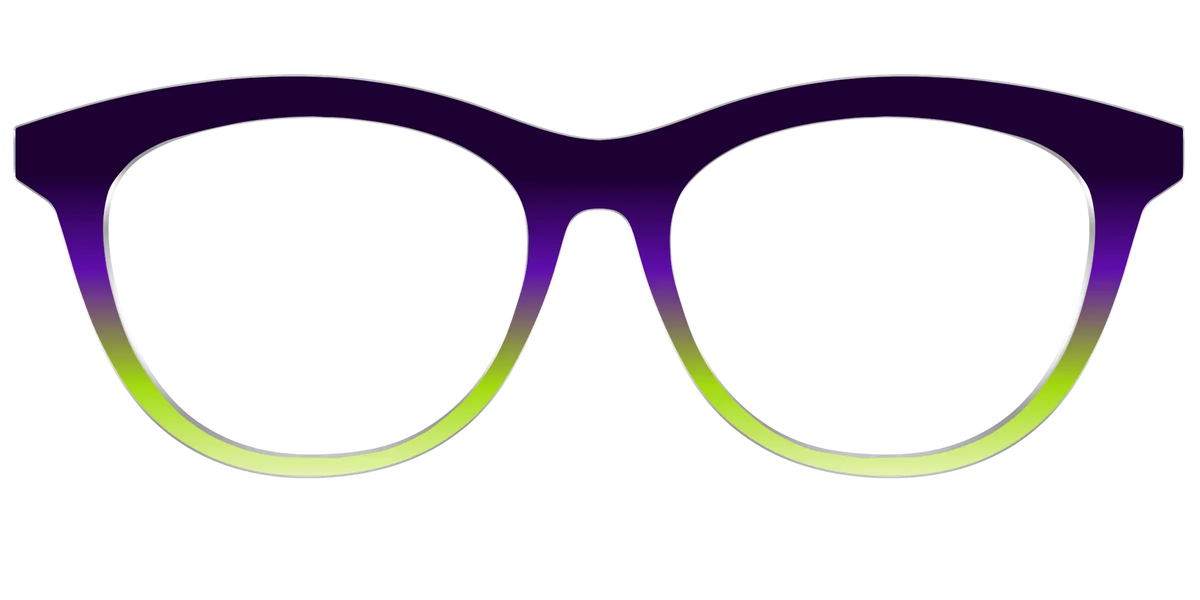The Midnight to Electric Lime Gradient