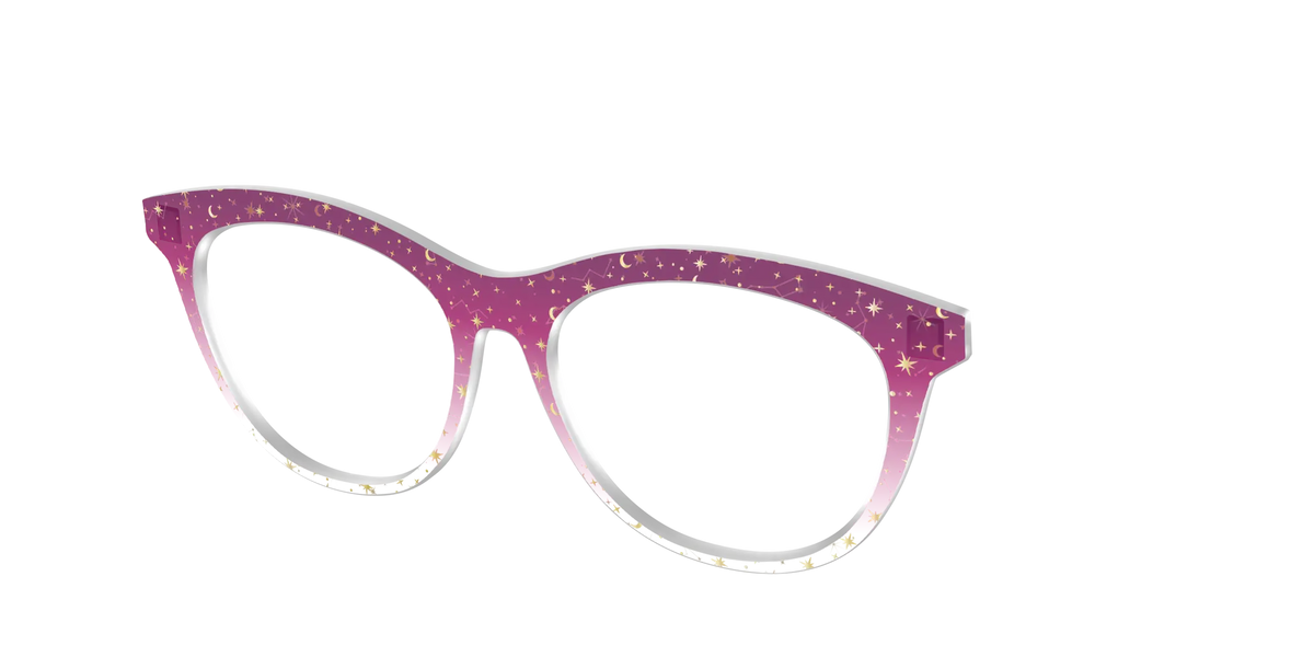 The Pink Ombre Gold Foil Crystal