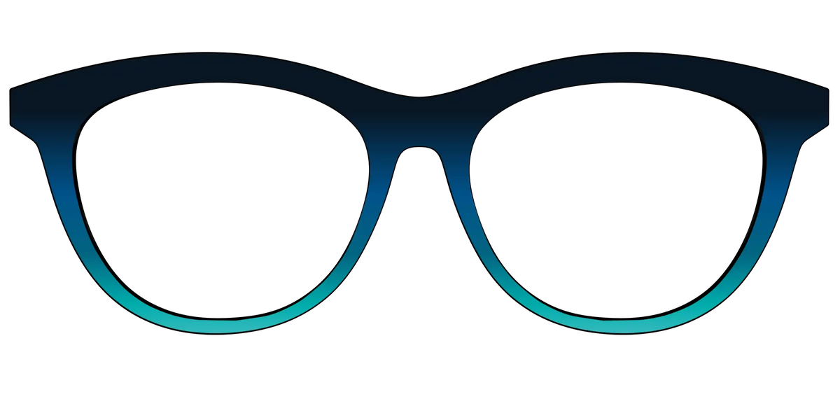 The Royal Blue to Seafoam Gradient