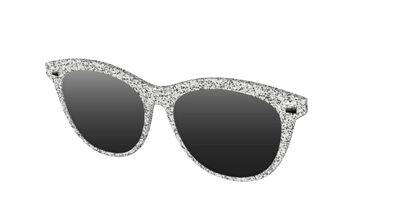 The Polarized Silver Sparkle Sun Top