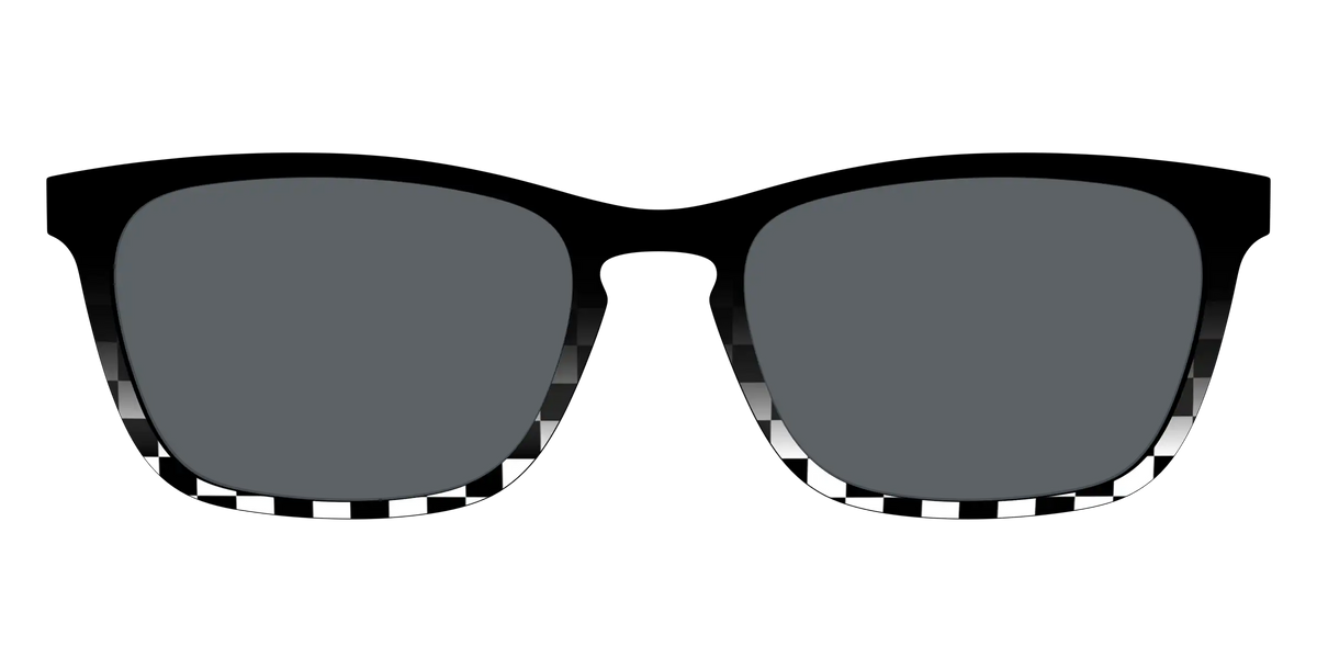 The Polarized Checkerboard Fade Sun Top