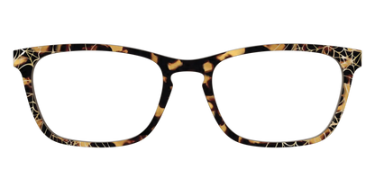 The Haunted Tortoise with Gold Foil Webs