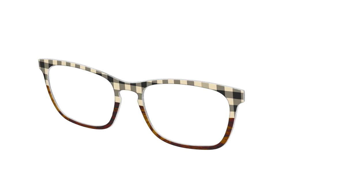 The Ivory Plaid Wood Split