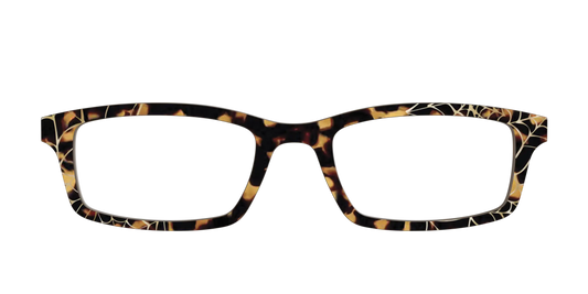 The Haunted Tortoise with Gold Foil Webs