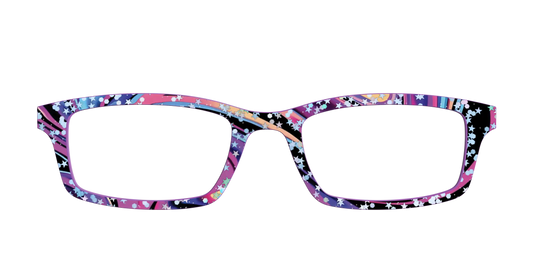 The Vaporwave Marble with Star Glitter