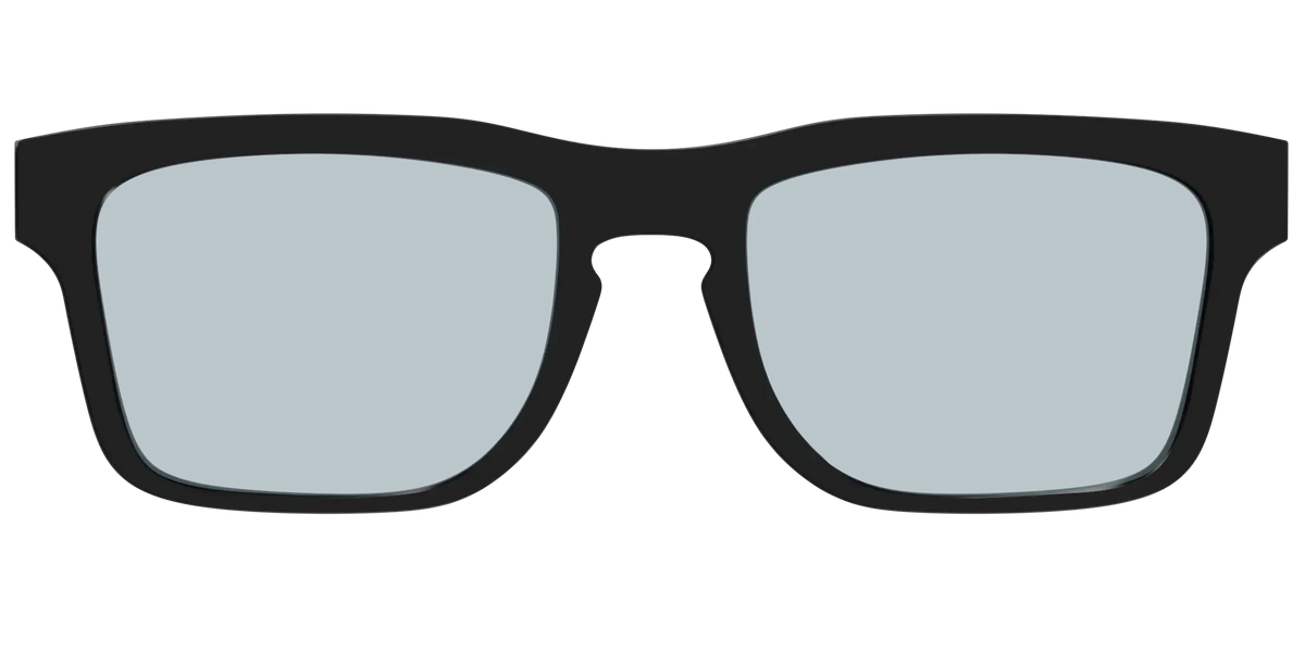 The Black With Slate Blue lens