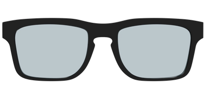 The Black With Slate Blue lens