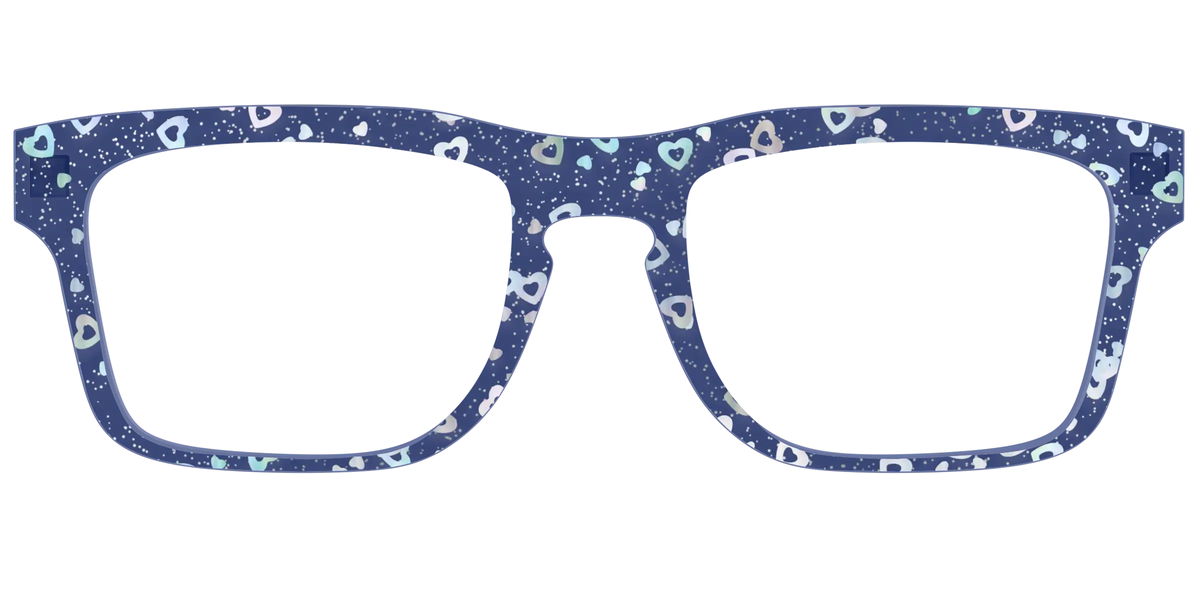 The Denim Heart Glitter Crystal