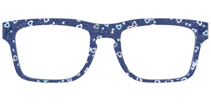 The Denim Heart Glitter Crystal