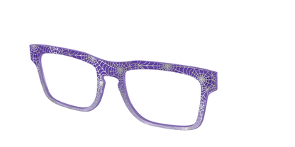 The Holographic Purple Webbed Crystal