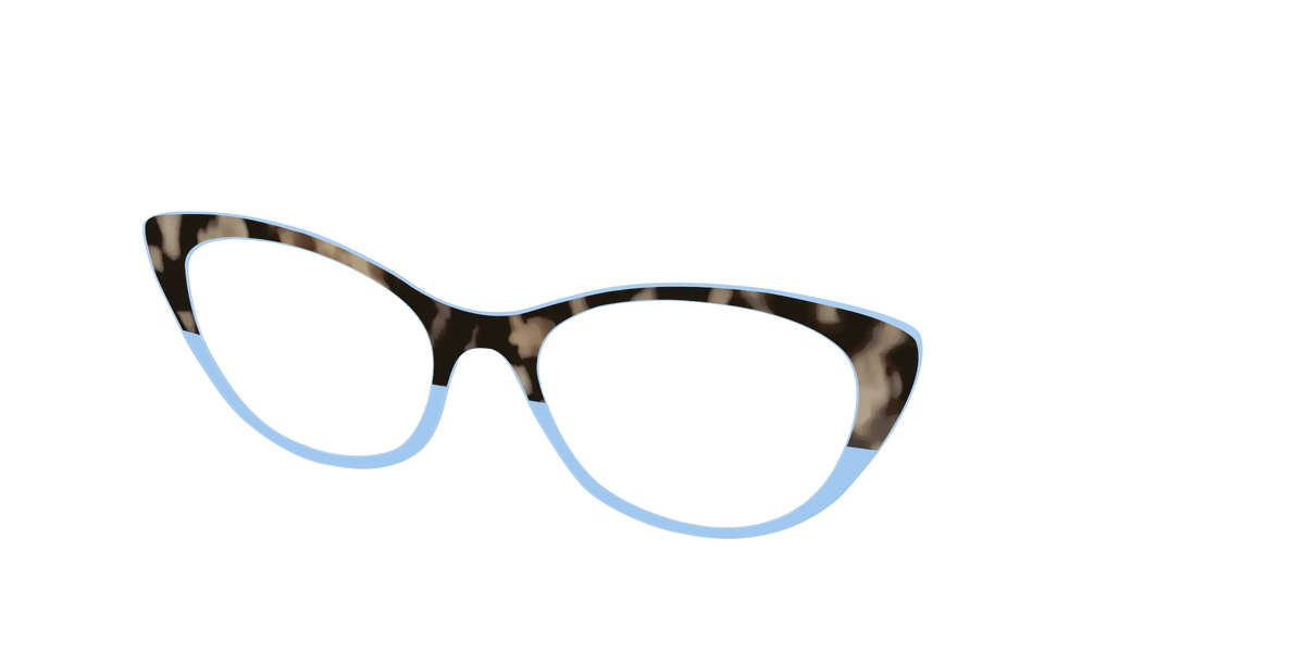 The Denim Tortoise Crystal Split