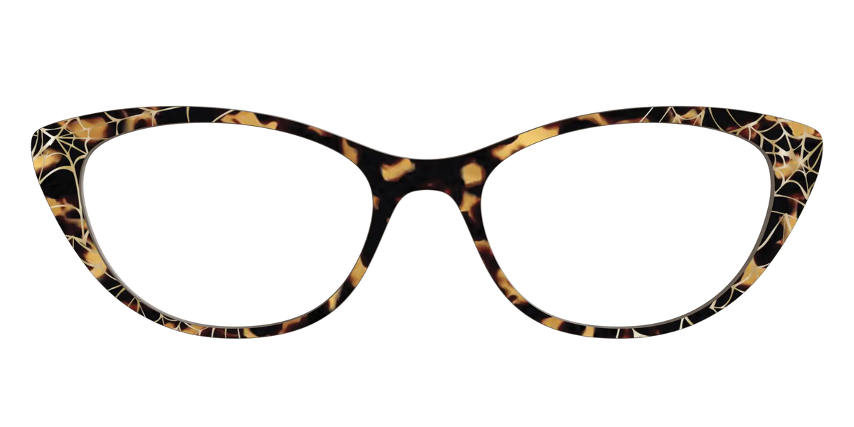 The Haunted Tortoise with Gold Foil Webs