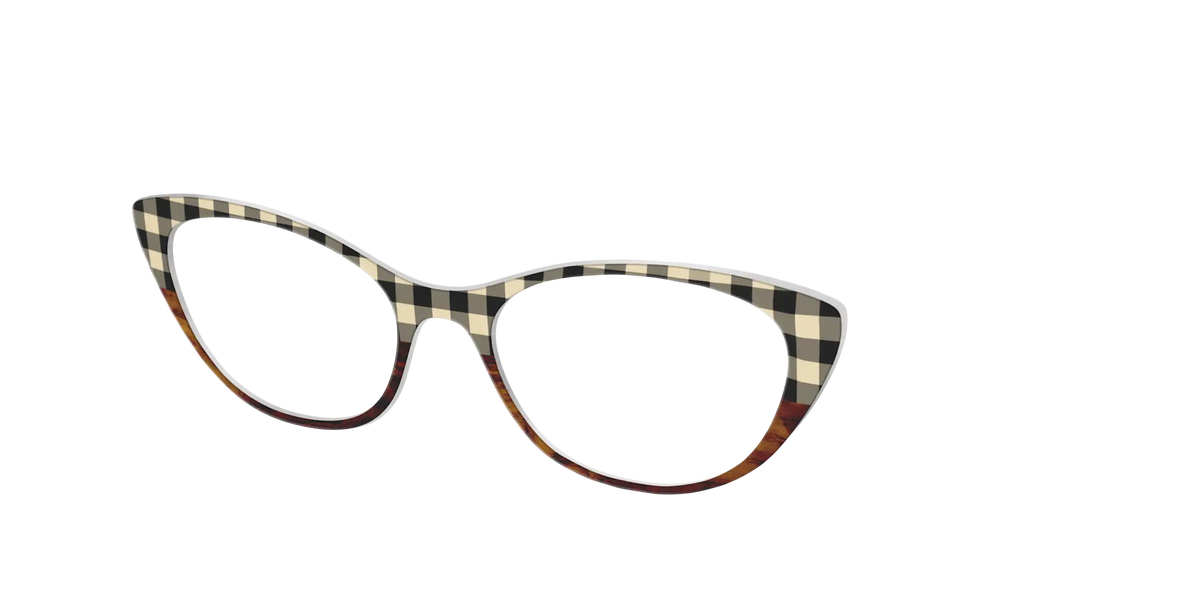 The Ivory Plaid Wood Split
