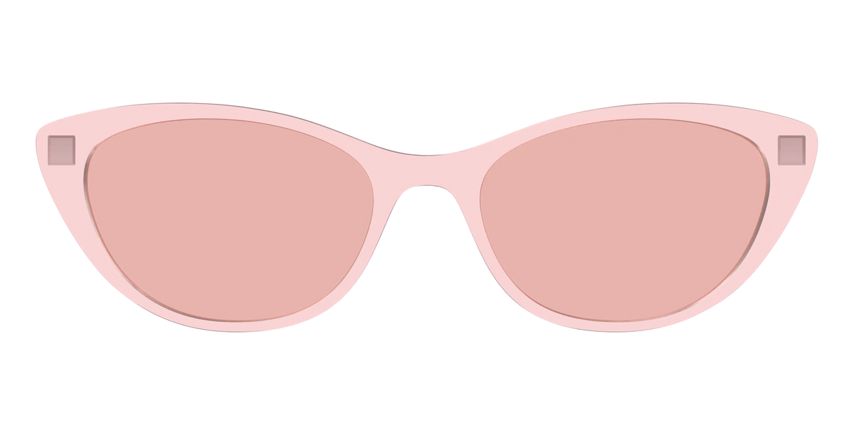 The Pink Crystal With Coral Pink lens