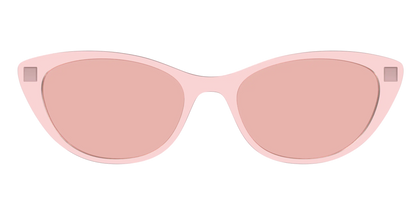 The Pink Crystal With Coral Pink lens