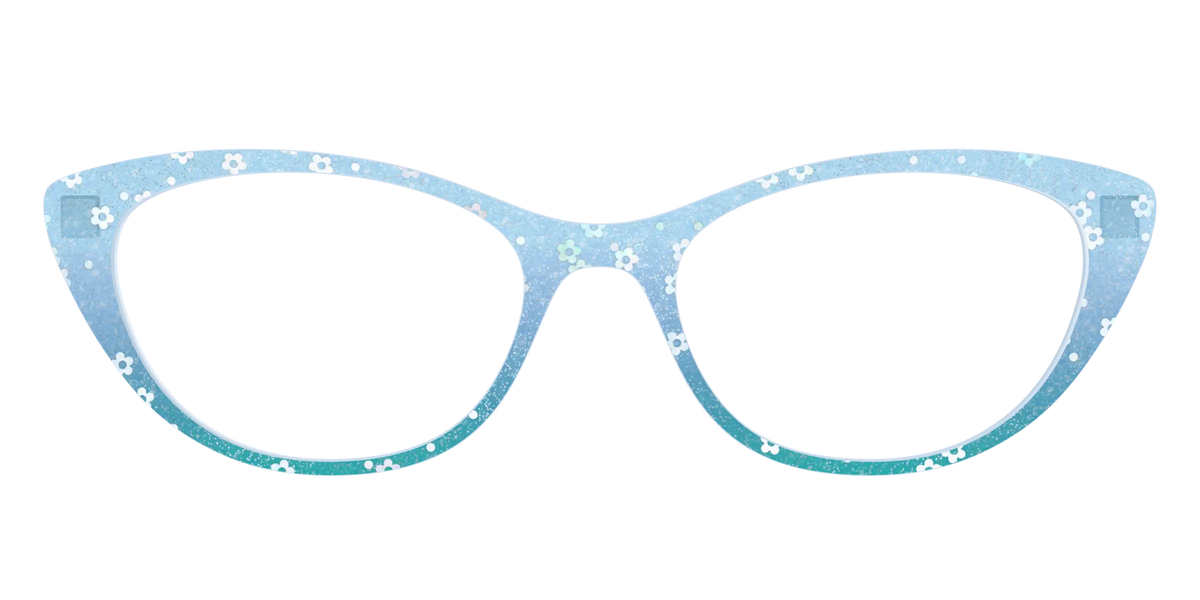 The Sky Blue Crystal with Daisy Glitter