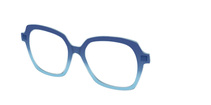 The Indigo to Sky Blue Gradient Crystal