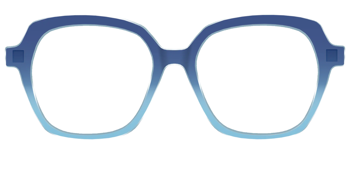 The Indigo to Sky Blue Gradient Crystal
