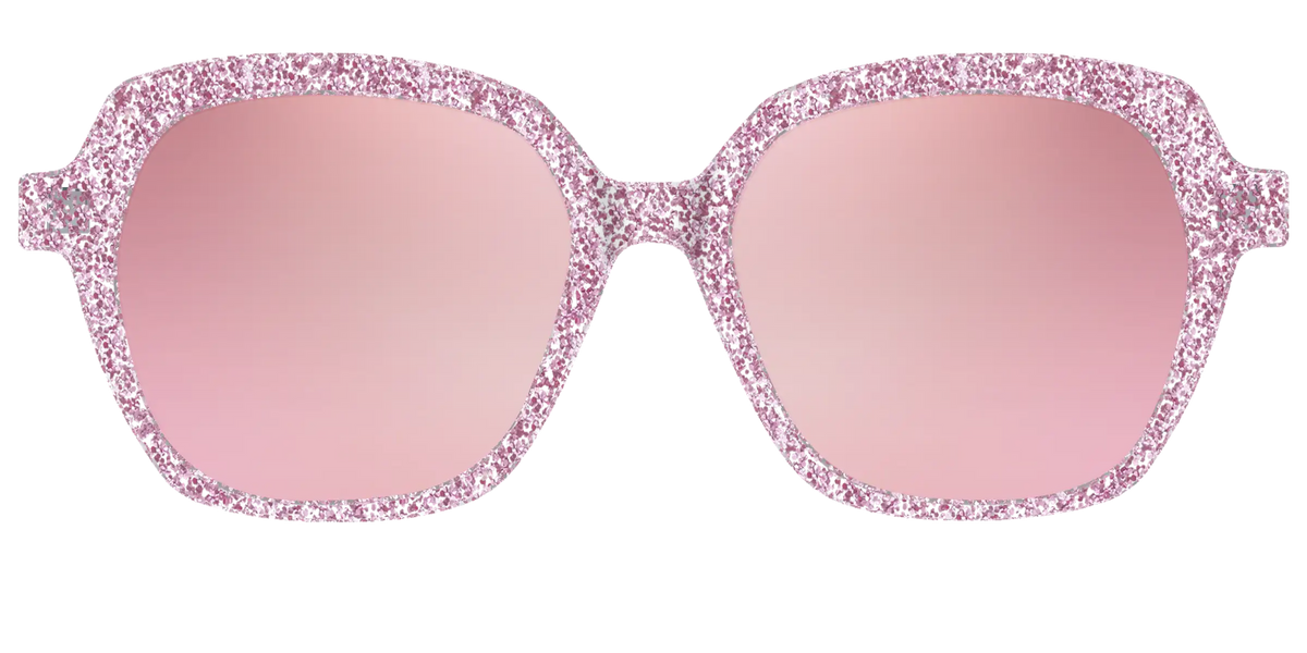 The Polarized Rose Gold Sparkle Sun Top