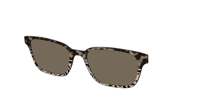 The Polarized Ink Blot Tortoise Split Sun Top
