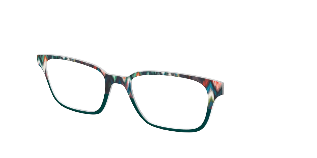 The Teal Ikat Split