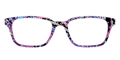The Vaporwave Marble with Star Glitter